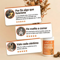 Golosinas masticables para el cuidado de las caderas y las articulaciones