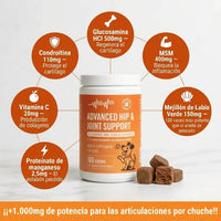 Golosinas masticables para el cuidado de las caderas y las articulaciones