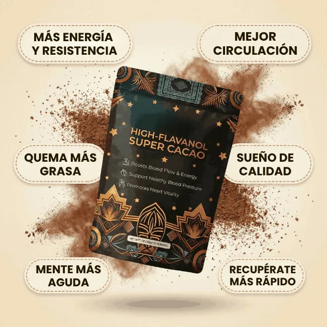 Fomenta la Salud de las Arterias, Circulación y el Bienestar Cardiovascular de Forma Natural, con Cacao Ceremonial