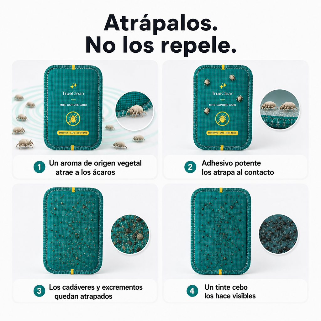 CazaÁcaros · Tarjetas anti-ácaros